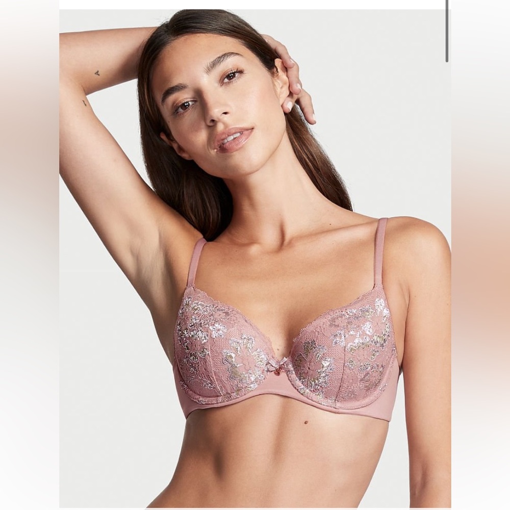 Victoria’s Secret Lacey Sexy Mauve Pink Bra - New with Tags